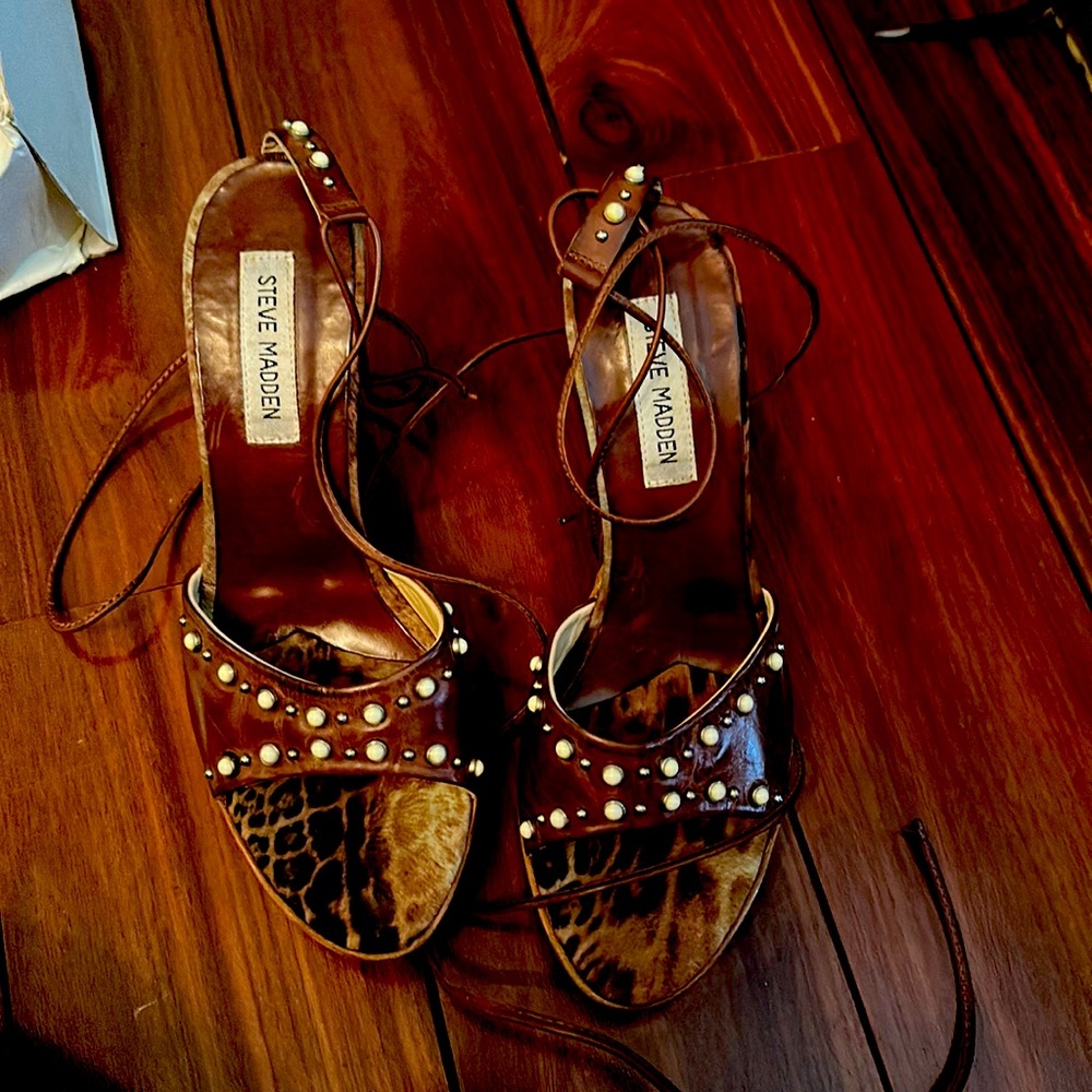 Brown leather